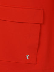 Jacke mit Stehkragen aus Viskosemix