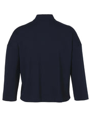 Jacke mit Stehkragen aus Viskosemix