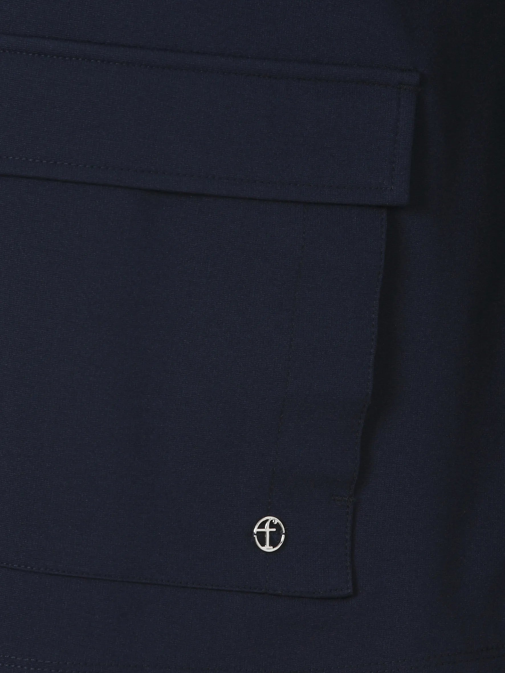 Jacke mit Stehkragen aus Viskosemix