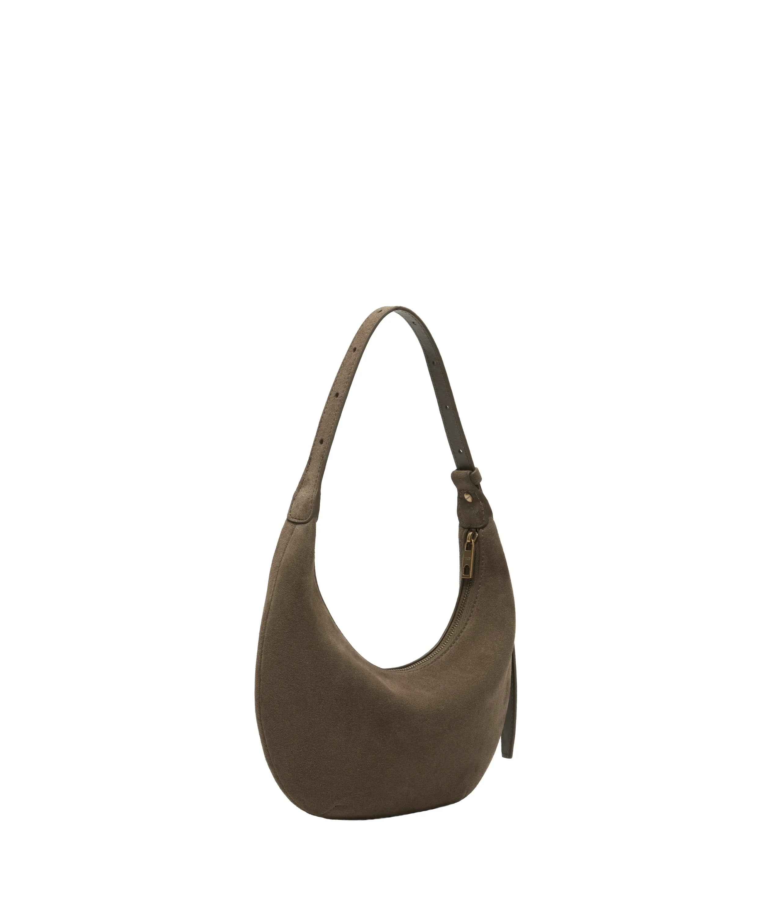 Schultertasche aus Leder