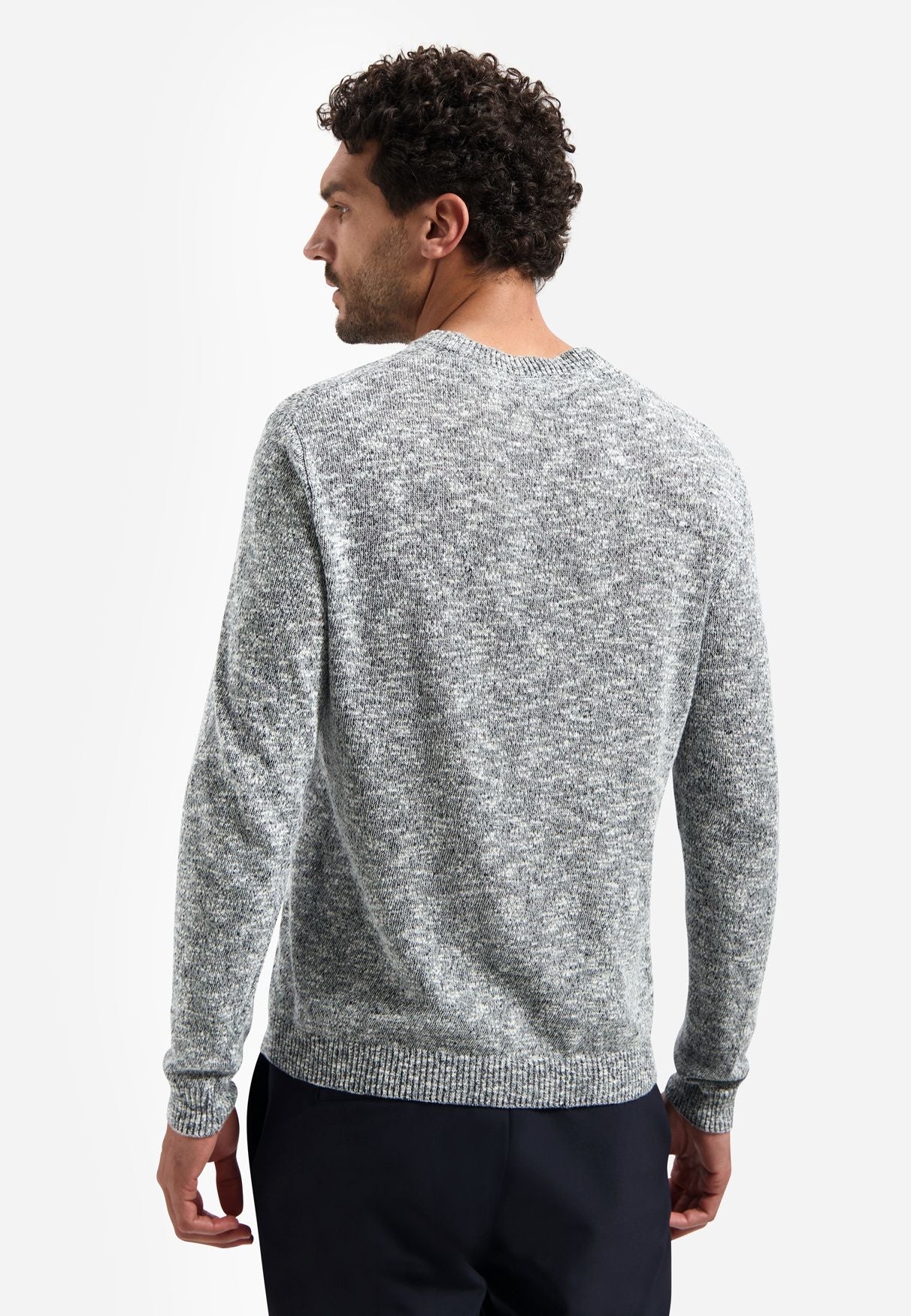 Strickpullover aus Baumwollmix