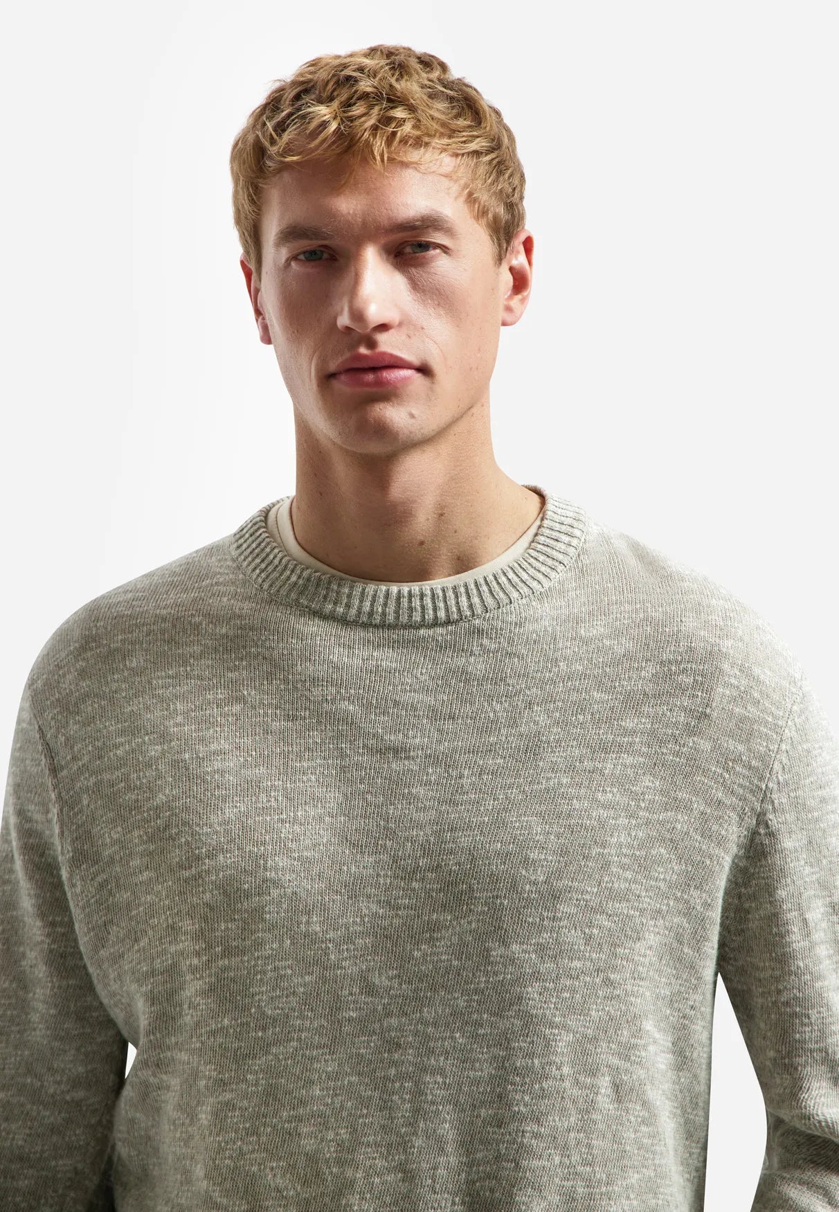 Strickpullover aus Baumwollmix