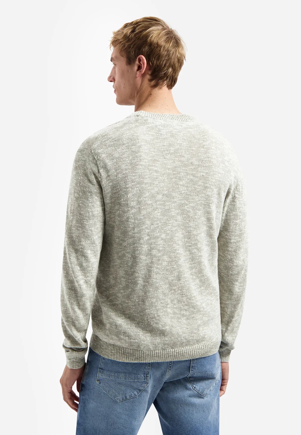 Strickpullover aus Baumwollmix
