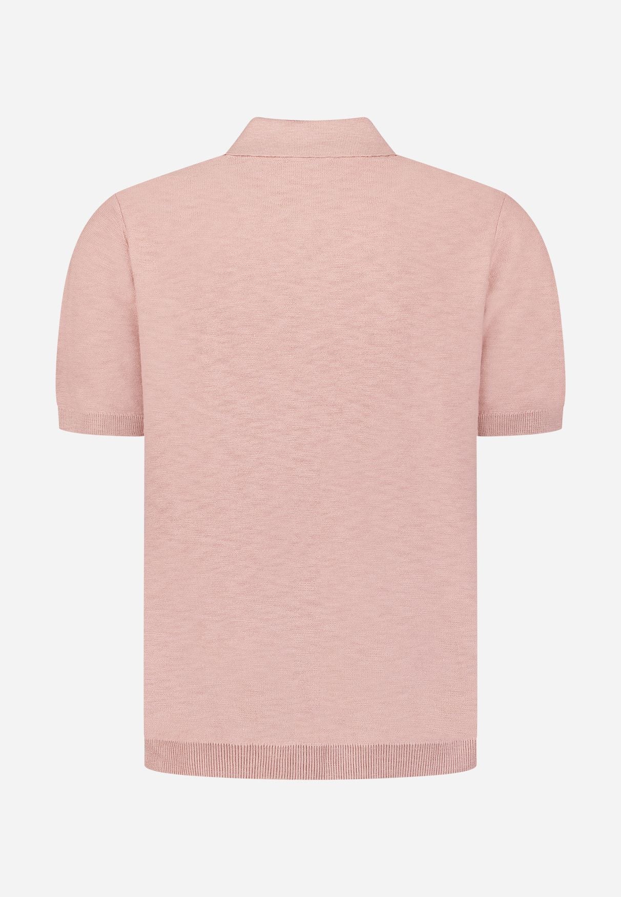 Strick-Poloshirt aus Baumwolle