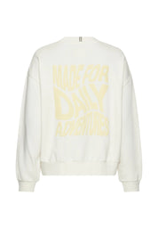 Sweatshirt mit Backprint