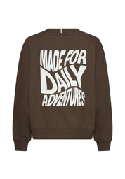 Sweatshirt mit Backprint