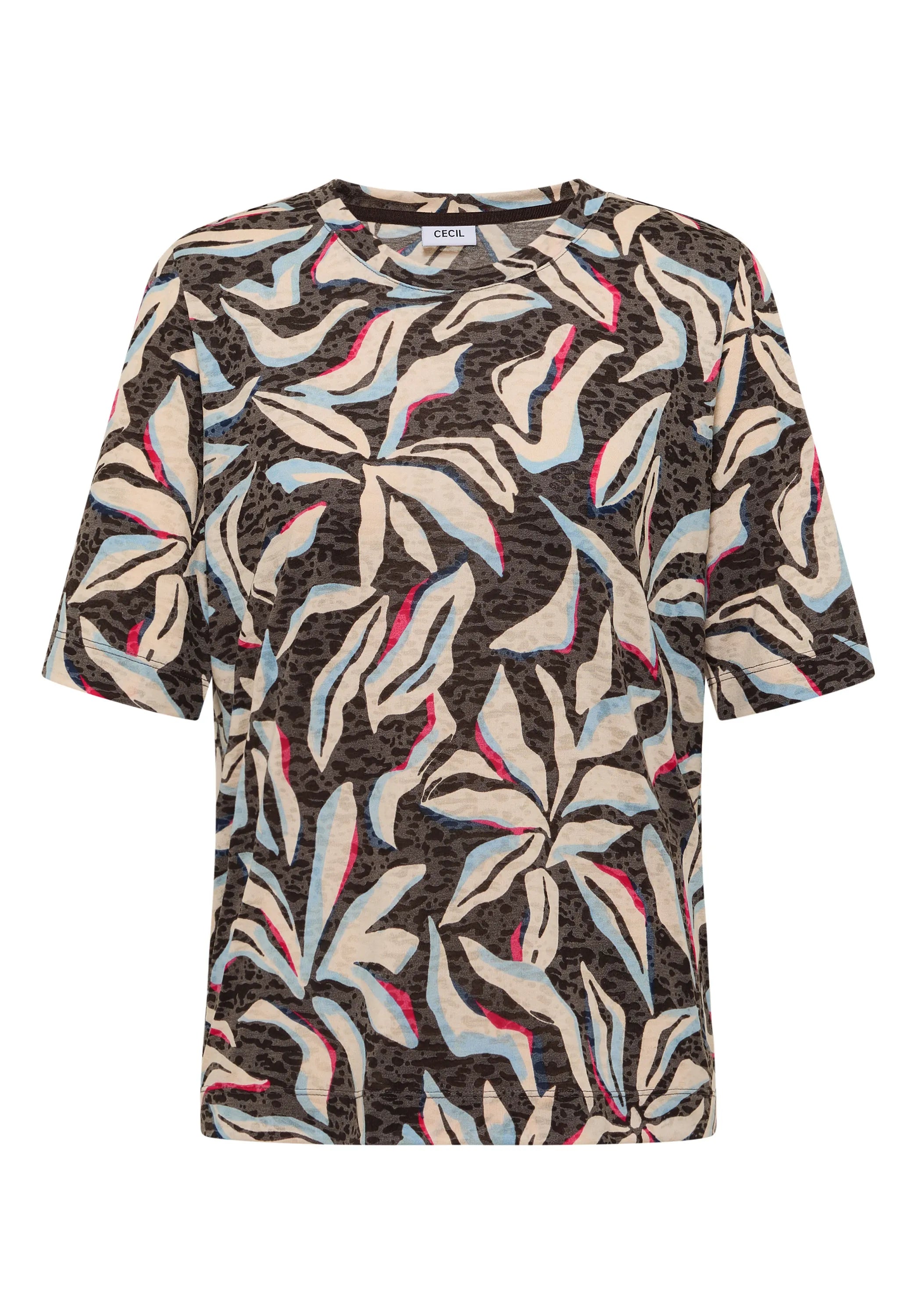 T-Shirt AOP BURNOUT Regular Fit
