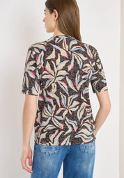 T-Shirt AOP BURNOUT Regular Fit
