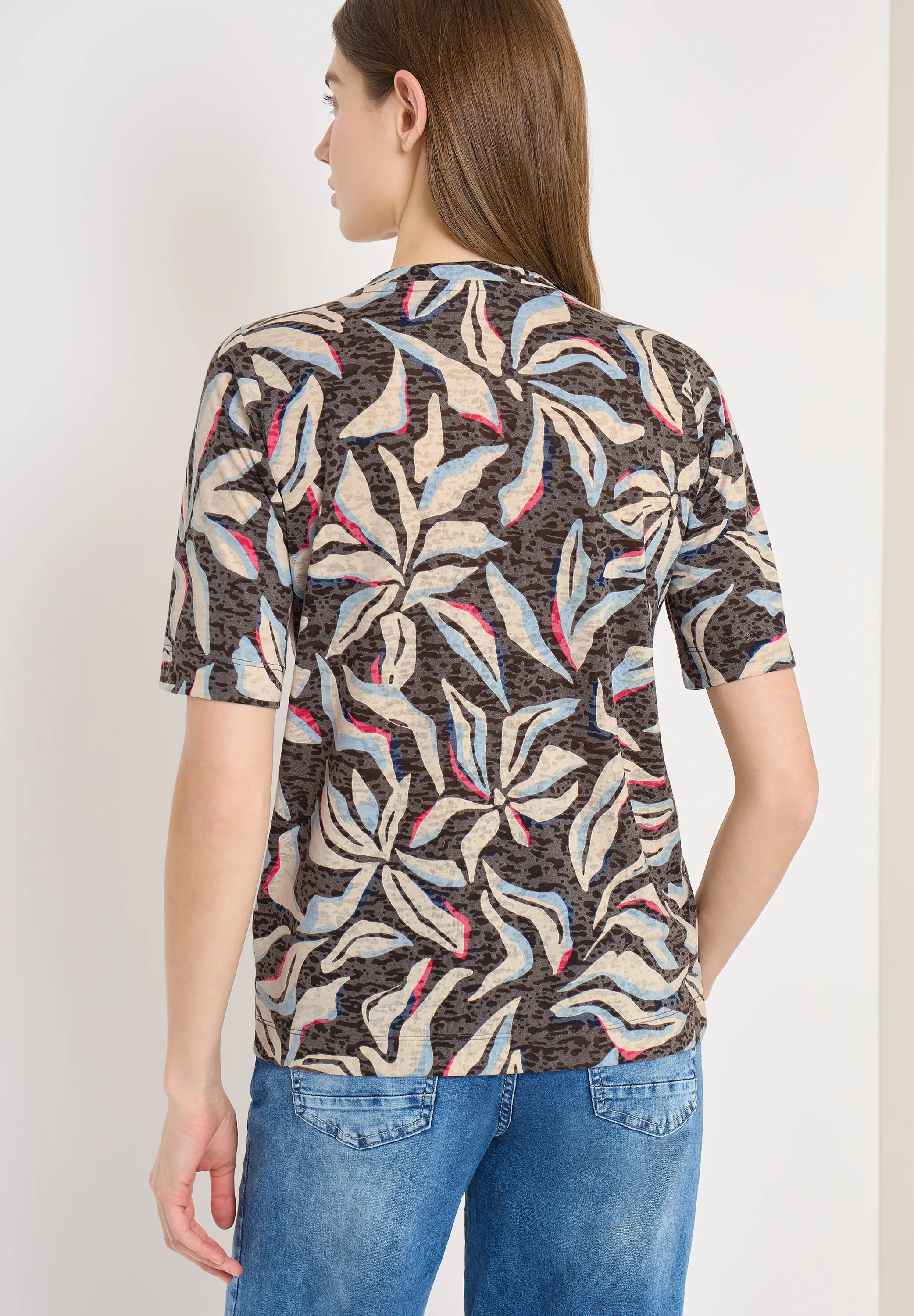 T-Shirt AOP BURNOUT Regular Fit