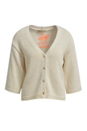 Strick-Cardigan aus Baumwollmix