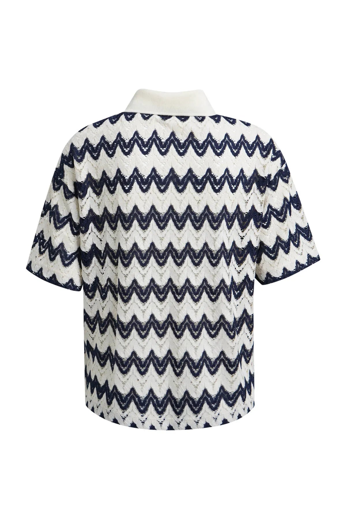 Strick-Poloshirt