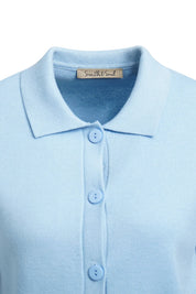 Strick-Cardigan aus Baumwollmix