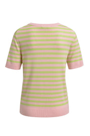 Strick-T-Shirt aus Viskosemix