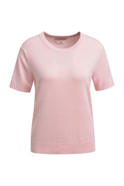 Strick-T-Shirt aus Viskosemix
