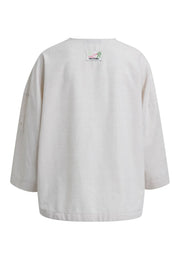 Boxy-Jacke Kragenlos