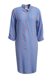 Hemdblusenkleid Midi aus Viskose