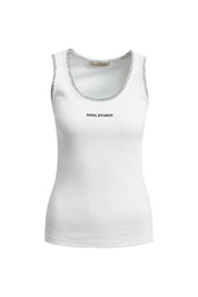 Tanktop aus Rippstrick
