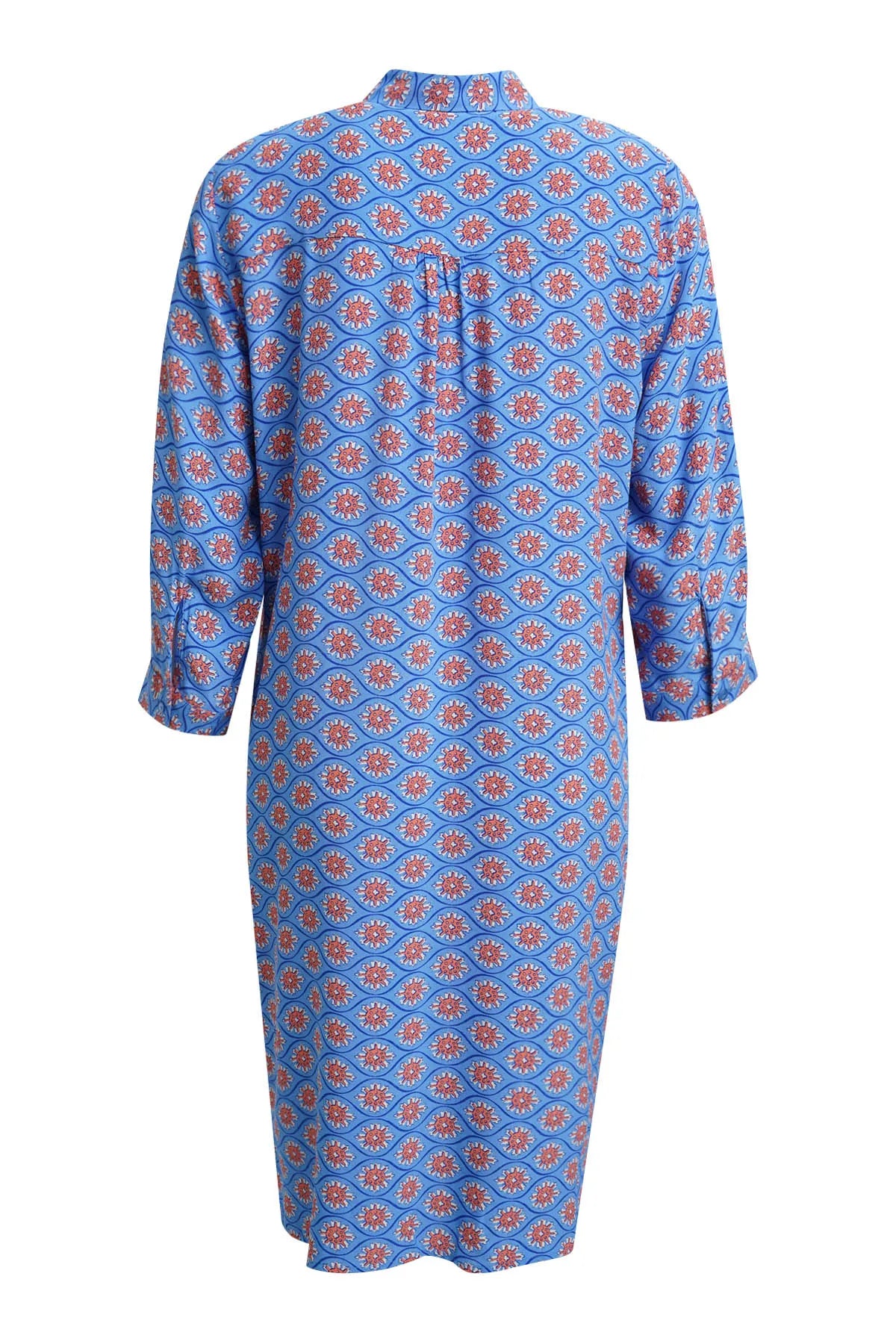 Hemdblusenkleid Midi aus Viskose