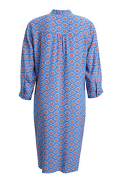Hemdblusenkleid Midi aus Viskose