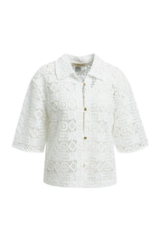 Strick-Bluse aus Baumwolle