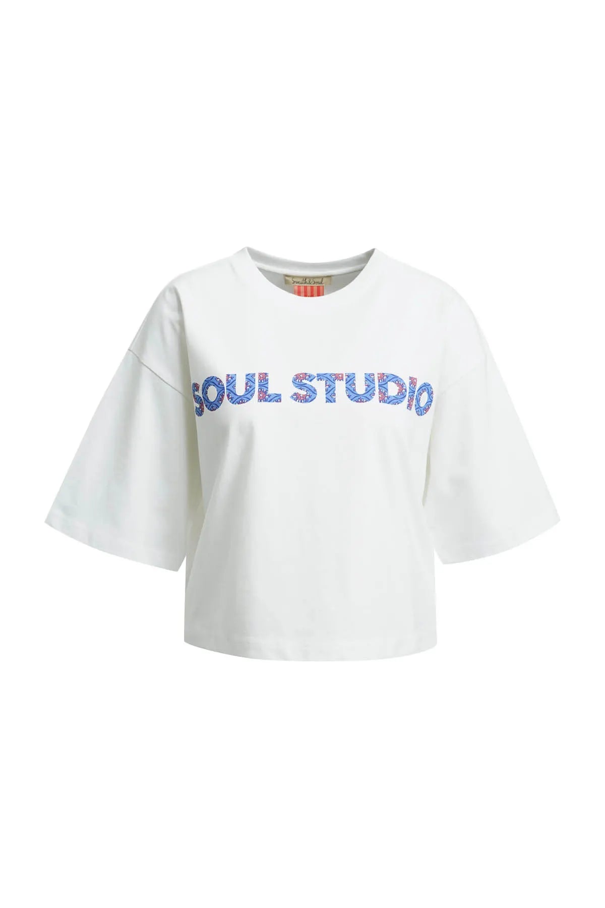 T-Shirt cropped aus Baumwolle