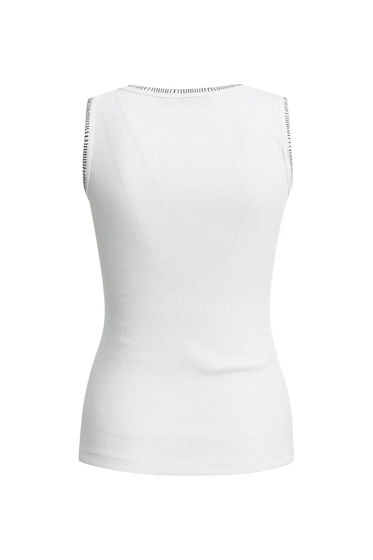 Tanktop aus Rippstrick