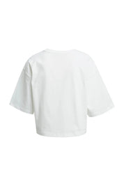 T-Shirt cropped aus Baumwolle