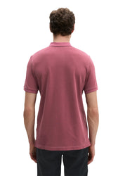 Poloshirt Piqué shaped  garment-dyed