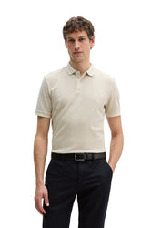 Poloshirt Piqué shaped  garment-dyed