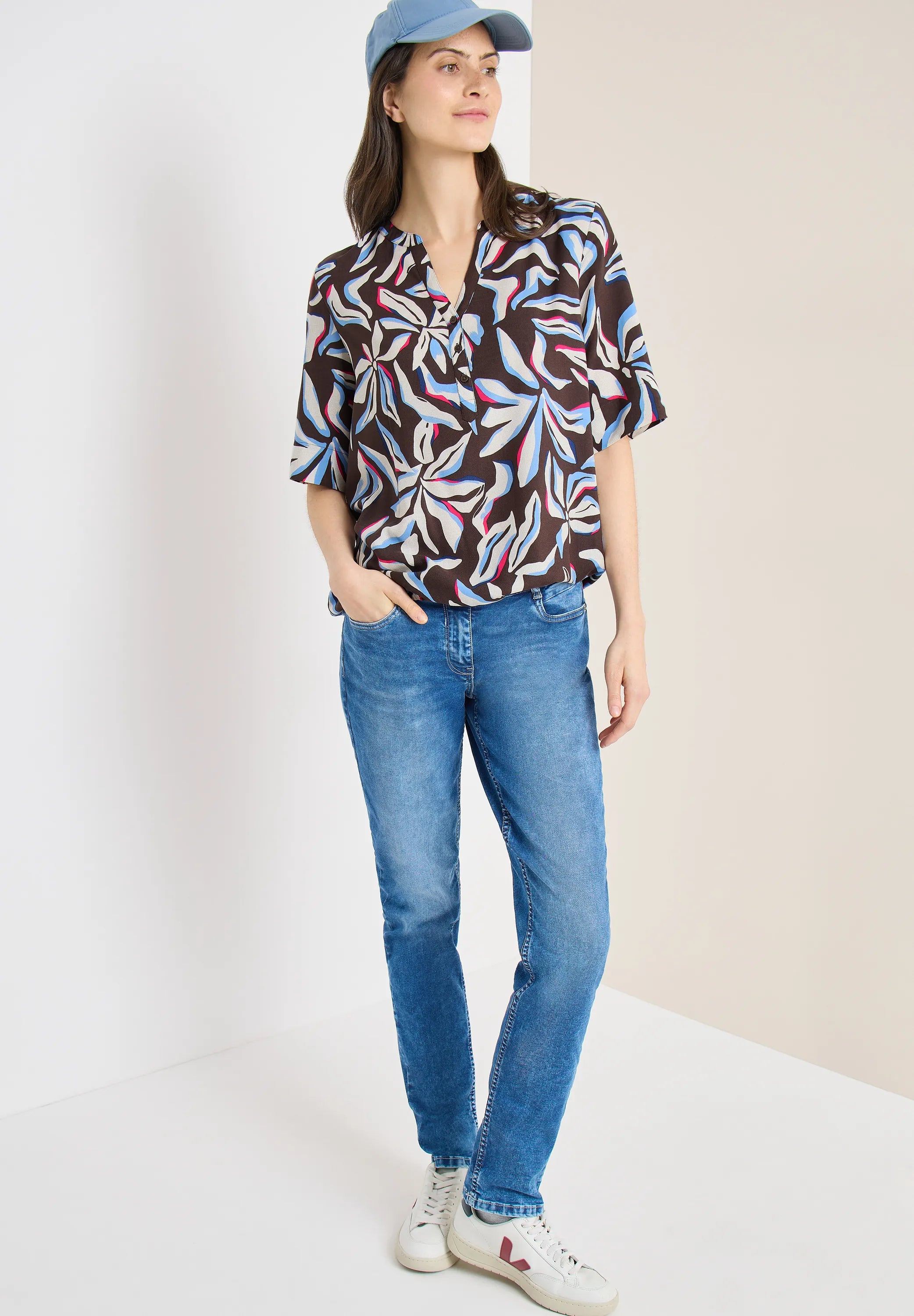 Bluse Relaxed Fit aus Viskose