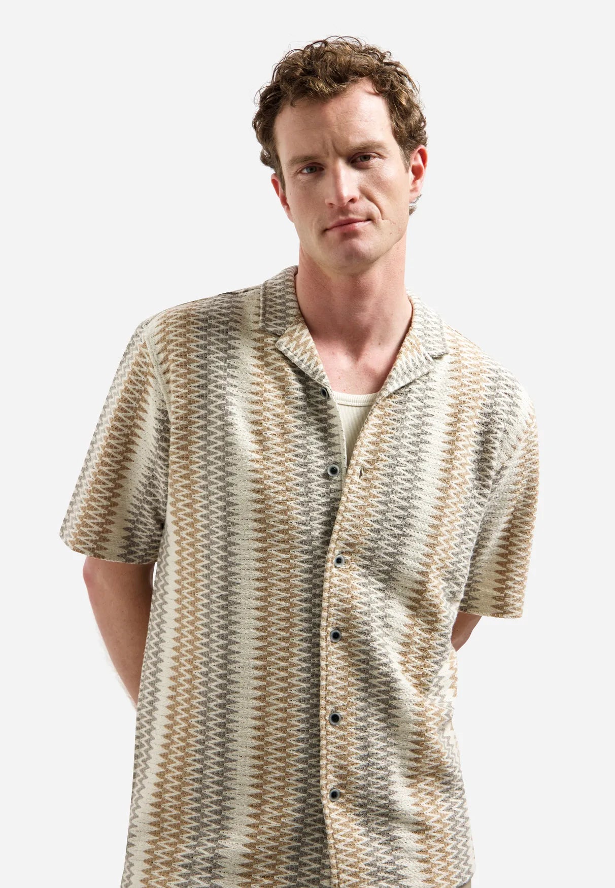 Shirt Jacquard Fancy ZigZag