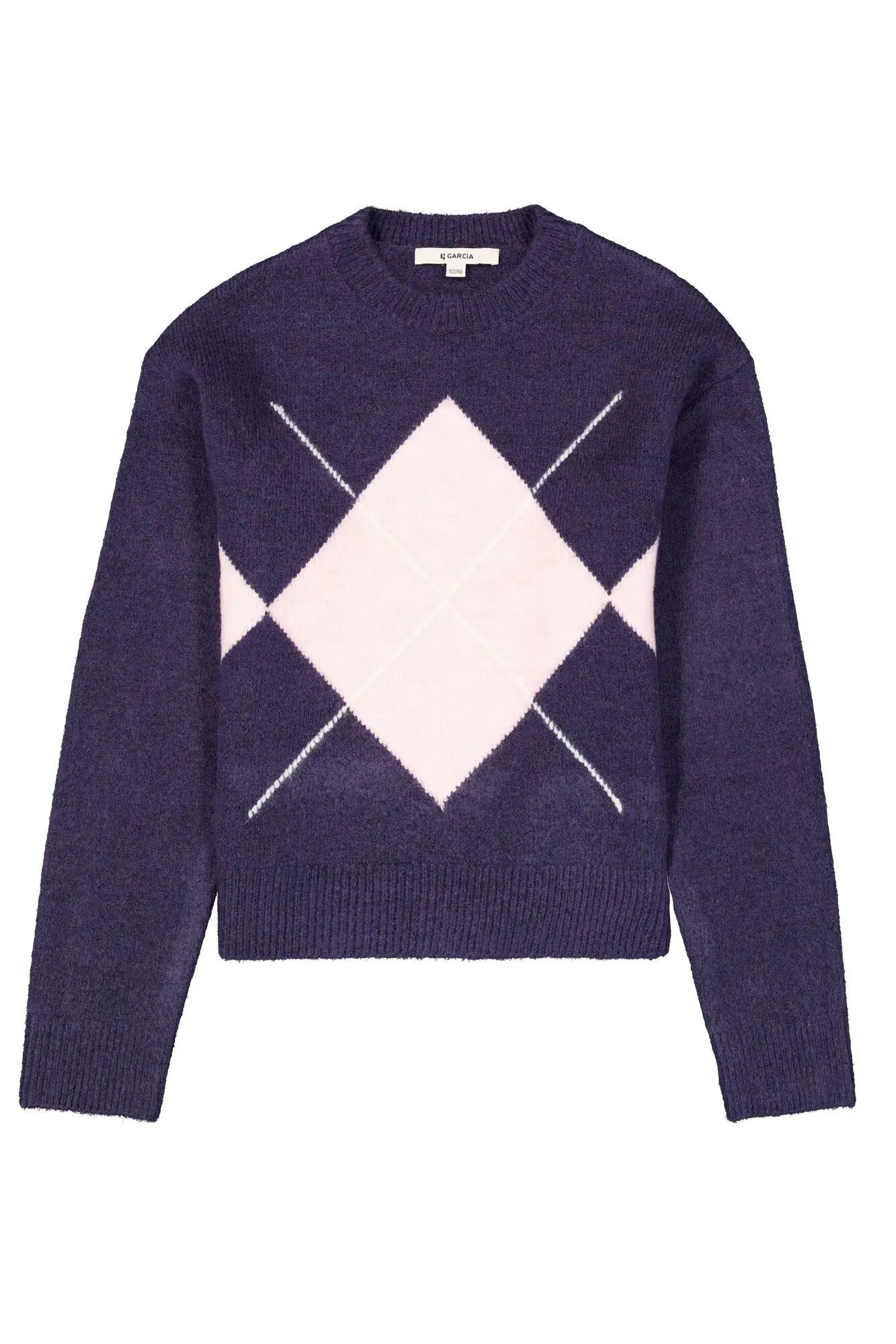 Strickpullover gemustert
