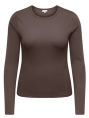 Langarmshirt VAL aus Rippstrick