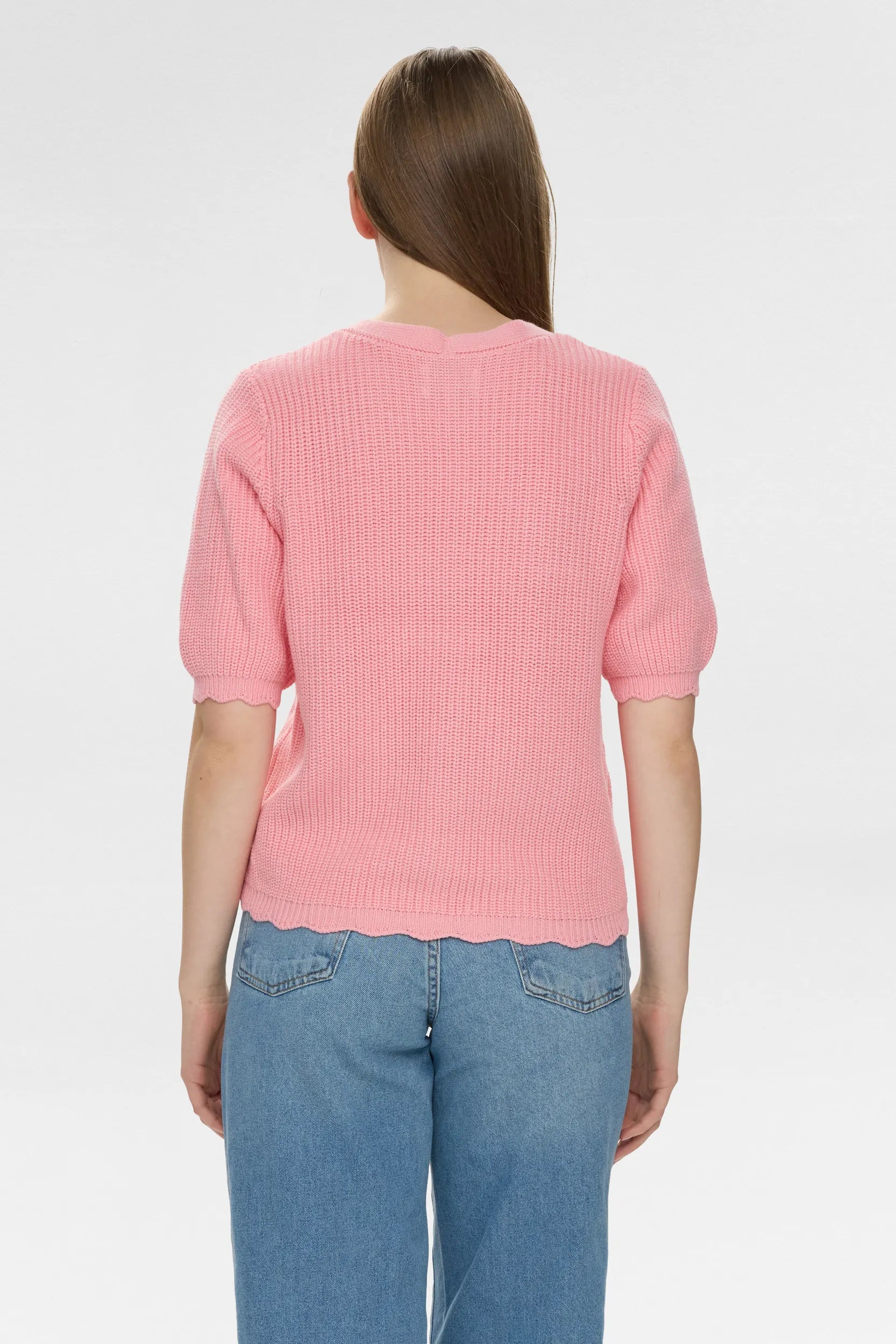 Strickcardigan aus Baumwollmix
