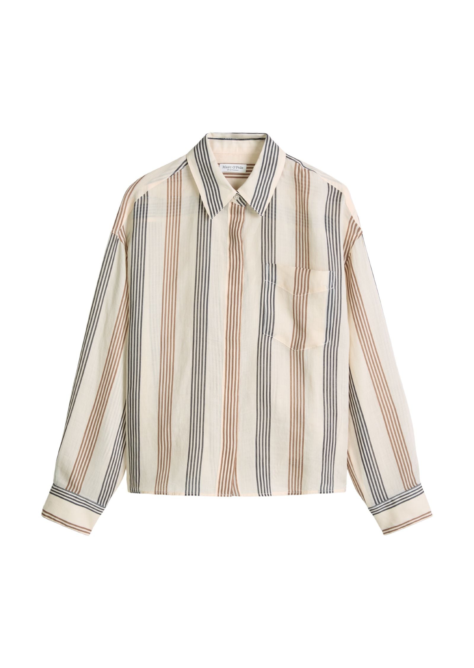 Bluse gestreift Regular Fit