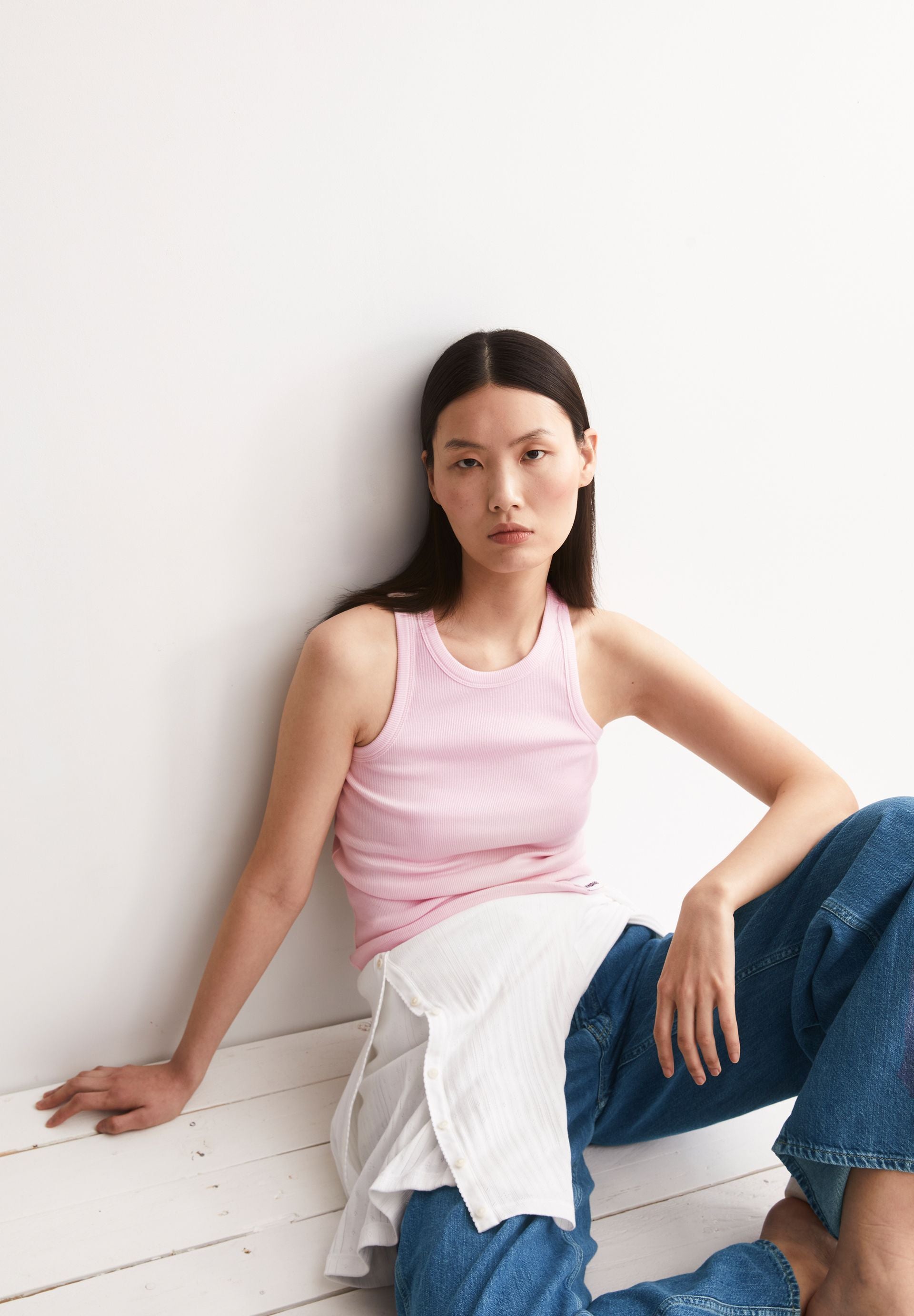 Geripptes Tanktop
