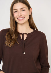 Langarmshirt Regular Fit aus Baumwollmix