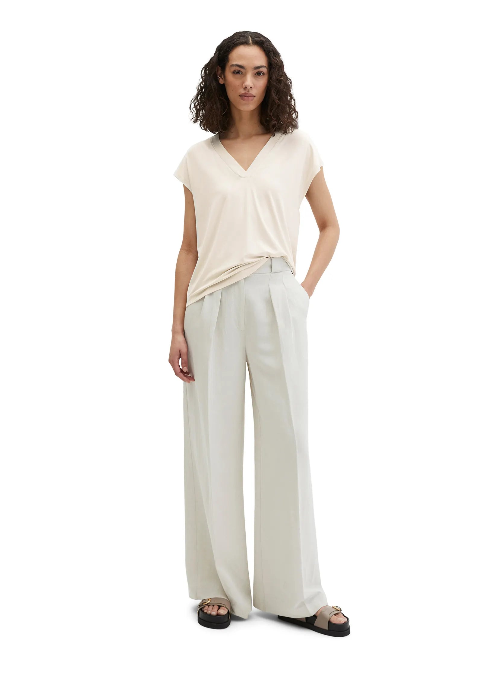 Jerseybluse Relaxed Fit