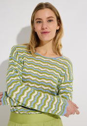 Strickpullover aus Baumwollmix