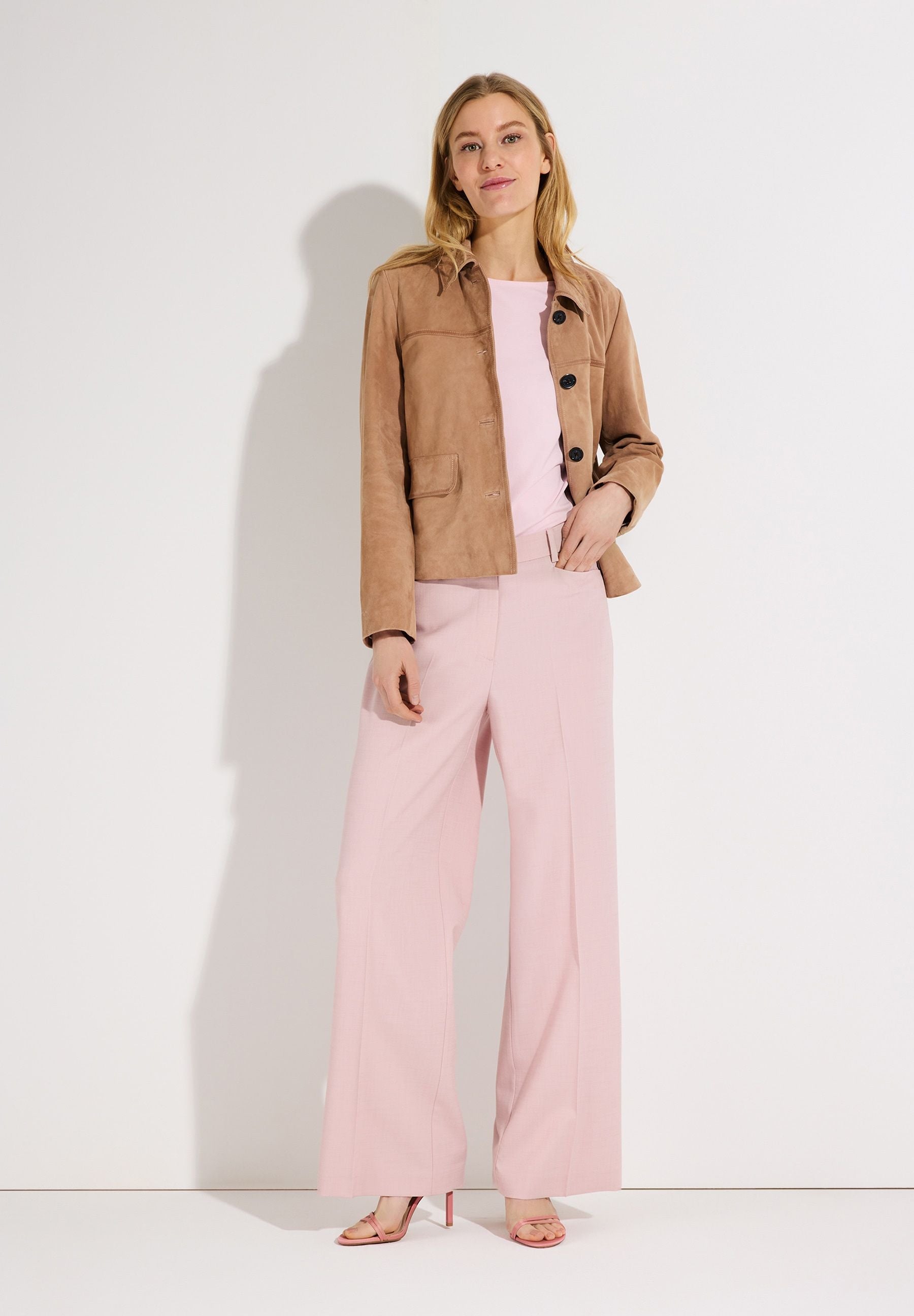 Lederjacke aus Veloursleder