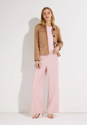 Lederjacke aus Veloursleder