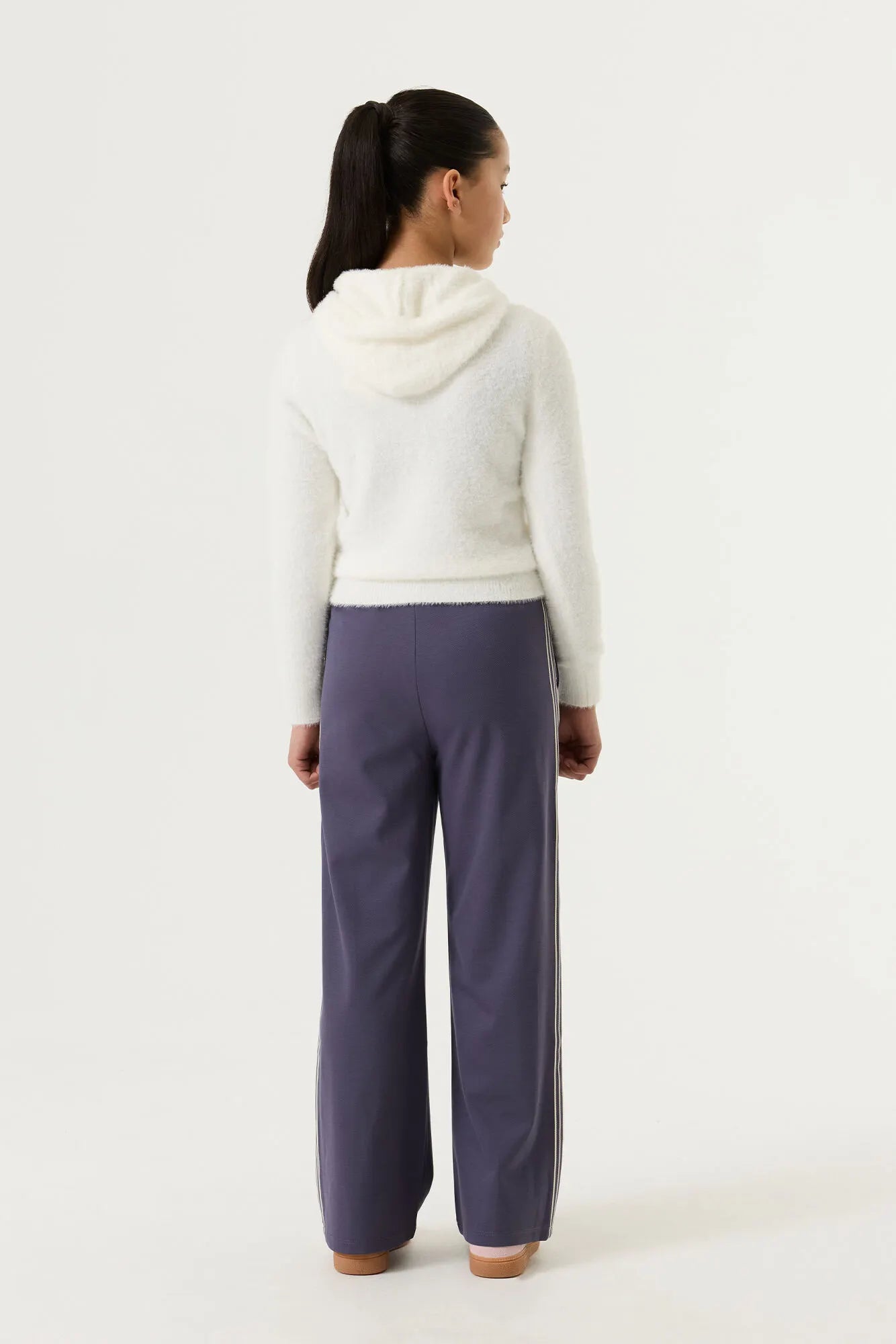 Strickpullover mit Kapuze