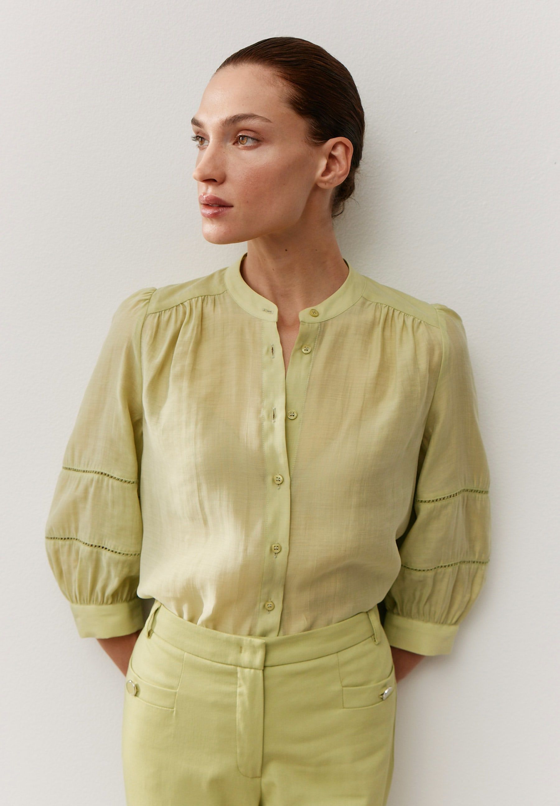Bluse aus Lyocellmix