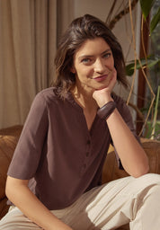 Bluse aus Viskose