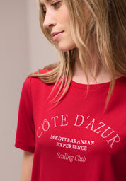 T-Shirt aus Viskose