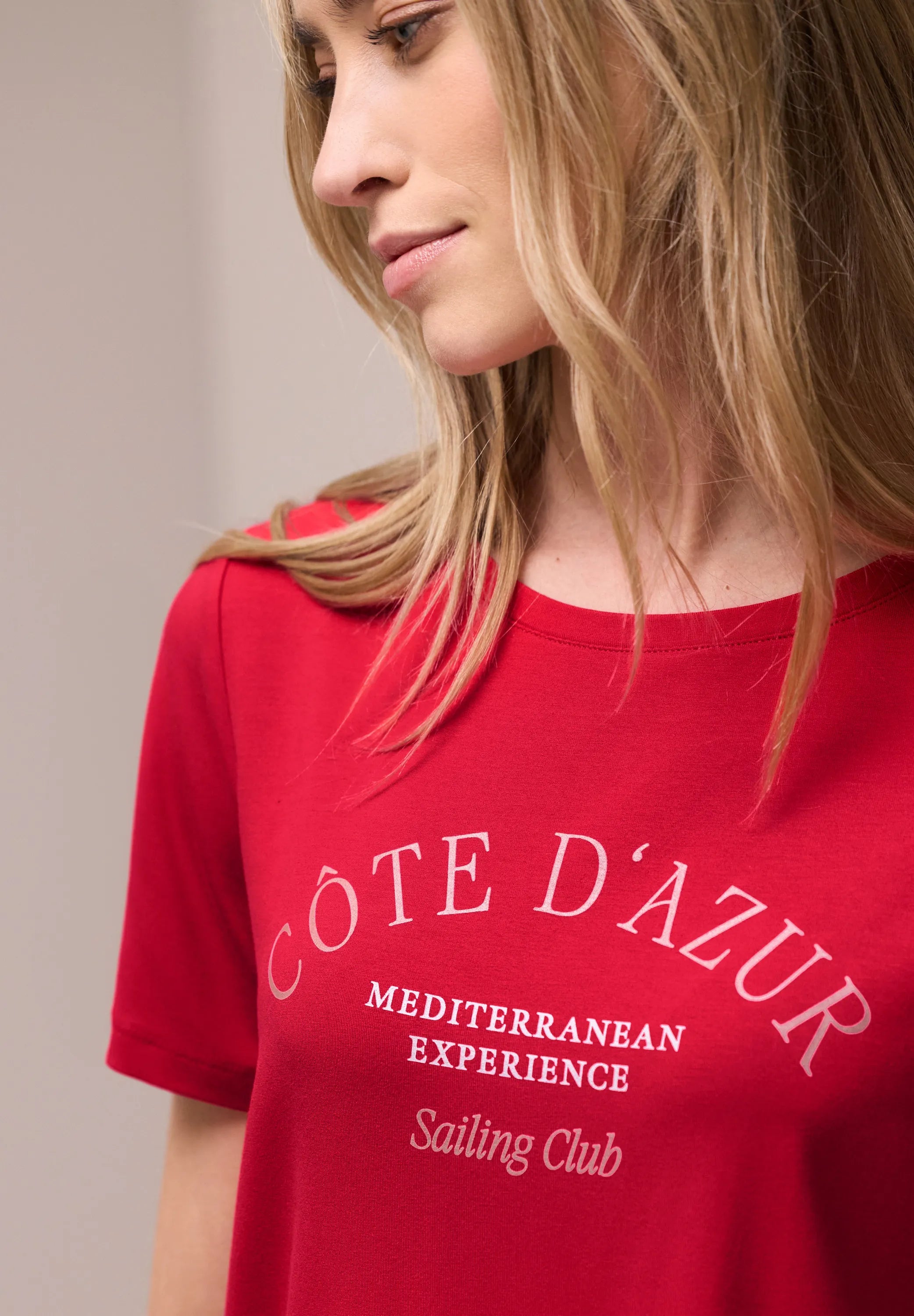 T-Shirt aus Viskose