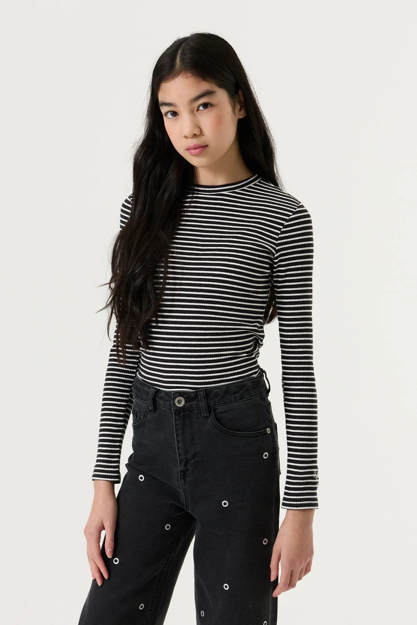 Langarmshirt aus Baumwolle