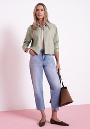 Jacke mit Fischgrätmuster