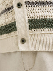 Strickpoloshirt aus Baumwolle