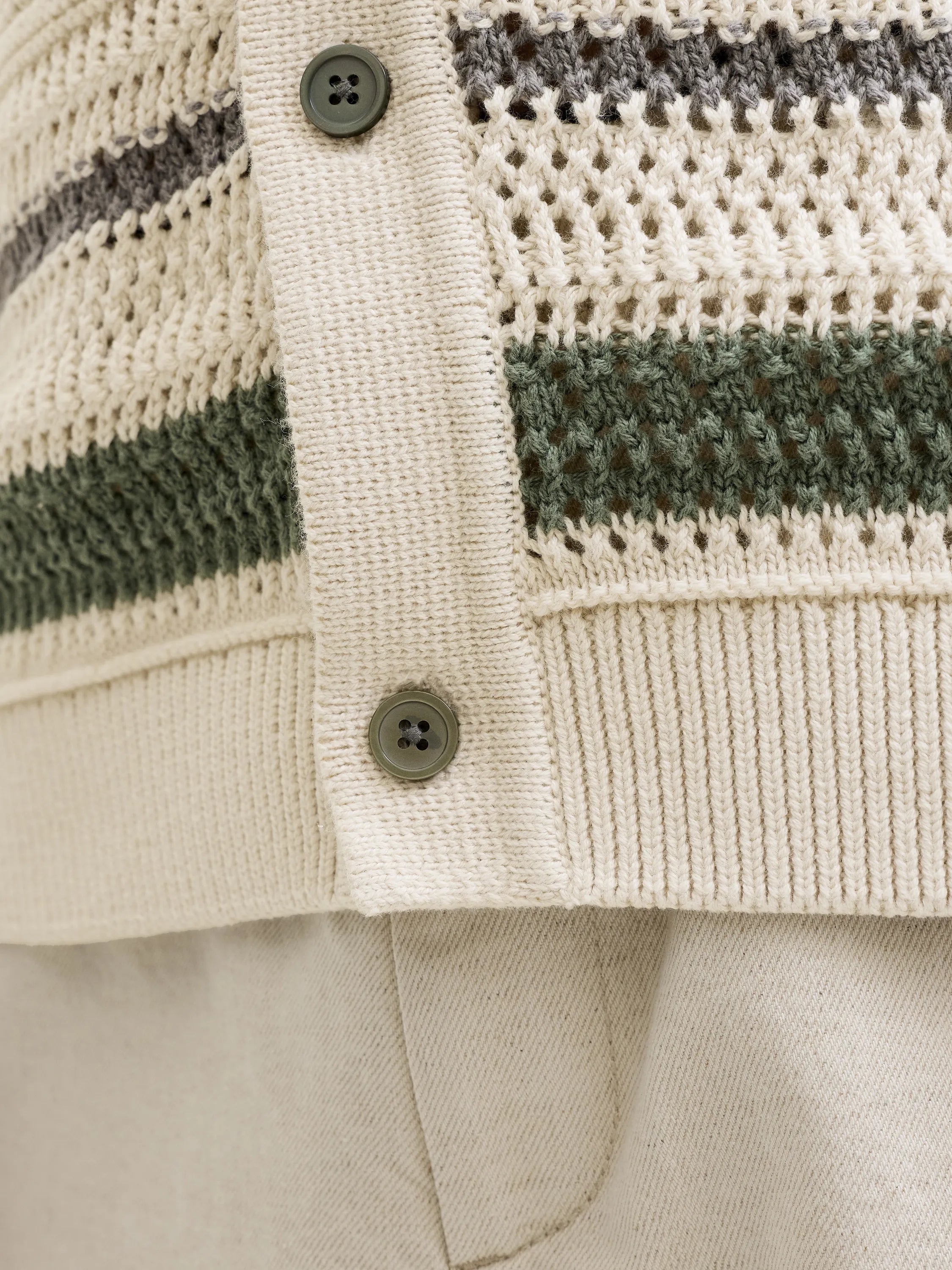 Strickpoloshirt aus Baumwolle